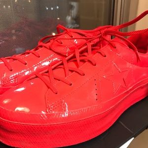 Never Worn Patent Converse